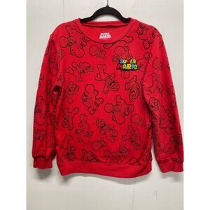Super Mario Bros Sweatshirt Youth XL Good Condition